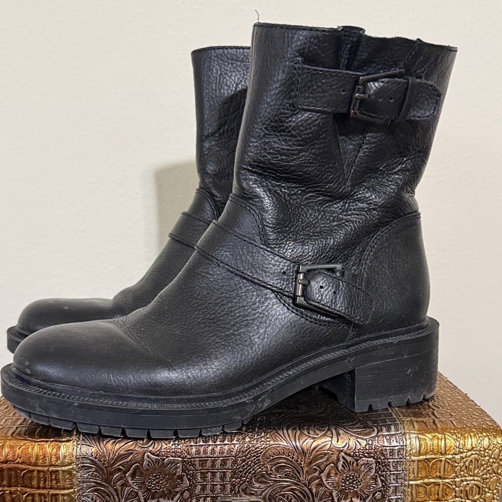 Botkier Black Leather Ankle Boots